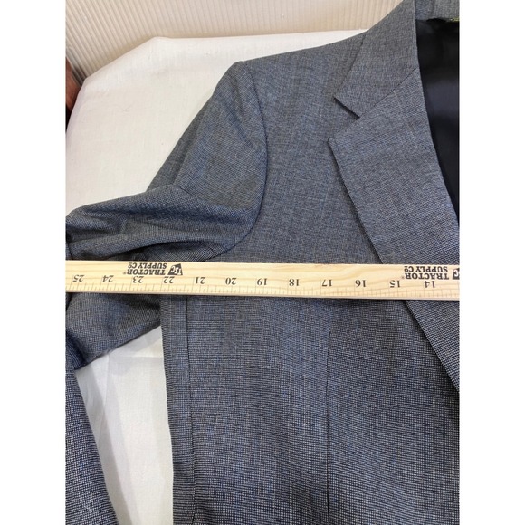 Brooke & Deane Mens Gray 2 Piece Suit Blazer Jacket and Trousers Made in USA - Picture 3 of 11